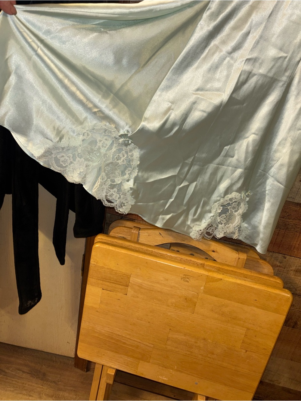 Satin & Lace Nightie - Picture 4 of 7